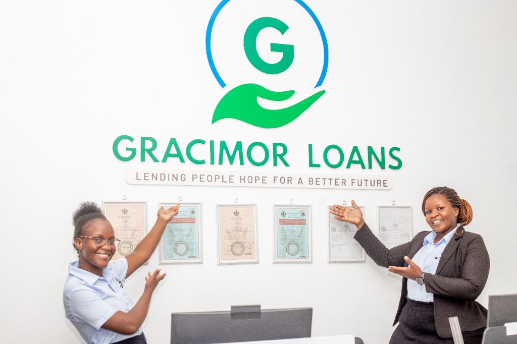 Gracimor Loans team at the Lusaka office